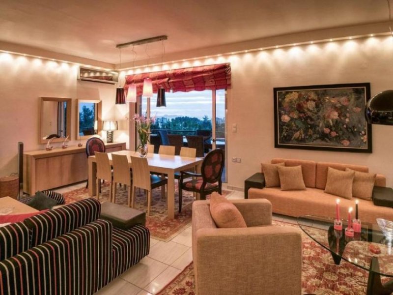 Roussospiti Kreta, Roussospiti: Einzigartige Villa mit separatem Apartment auf großem Grundstück mit Pool zu verkaufen Haus kaufen